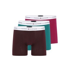 Tommy Hilfiger Underwear Boxerky  nefritová / purpurová / burgundská / biela