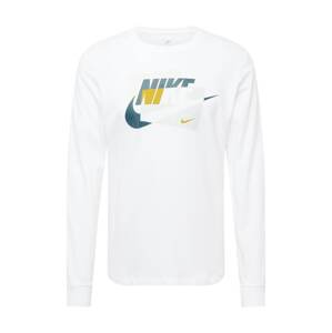 Nike Sportswear Tričko 'CONNECT'  horčicová / svetlosivá / petrolejová / biela