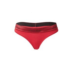 Calvin Klein Underwear Tangá  ohnivo červená / svetločervená / čierna