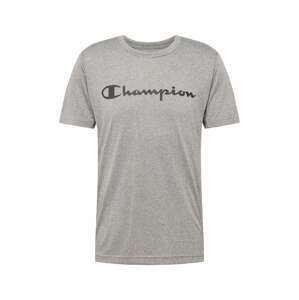 Champion Authentic Athletic Apparel Funkčné tričko  tmavosivá / čierna / šedobiela