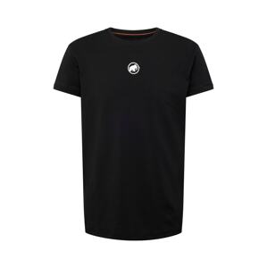 MAMMUT Funkčné tričko 'Seon'  čierna / biela