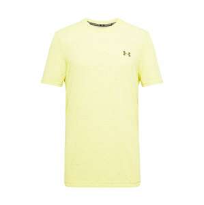 UNDER ARMOUR Funkčné tričko 'Grid'  limetková / pastelovo žltá / olivová