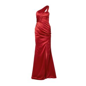 Unique Večerné šaty  karmínovo červená
