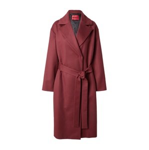 HUGO Red Prechodný kabát  merlotová
