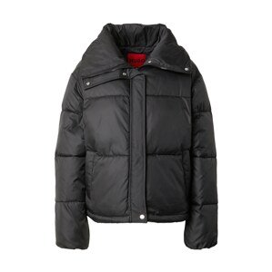 HUGO Red Zimná bunda 'Fary-1'  čierna / biela