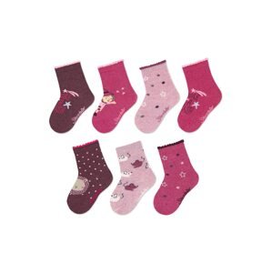 STERNTALER Ponožky  béžová / ružová / pastelovo ružová / bordová