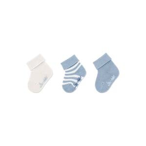 STERNTALER Ponožky  námornícka modrá / svetlomodrá / biela / biela ako vlna