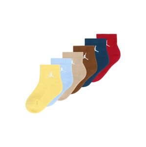 Jordan Ponožky 'EVERYDAY ESSENTIALS'  béžová / svetlomodrá / žltá / červená