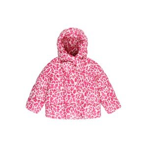 UNITED COLORS OF BENETTON Zimná bunda  ružová / ružová / biela