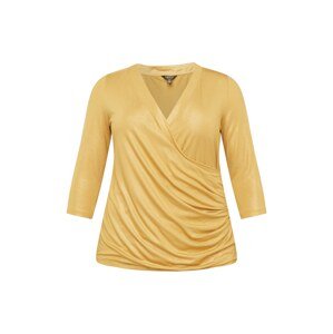 Lauren Ralph Lauren Plus Tričko 'ALAYJA'  zlatá