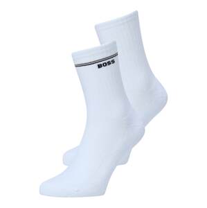 BOSS Black Ponožky 'QS Iconic'  kaki / čierna / biela