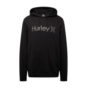 Hurley Športová mikina  tmavosivá / čierna