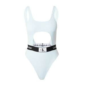 Calvin Klein Swimwear Jednodielne plavky  svetlomodrá / čierna / biela
