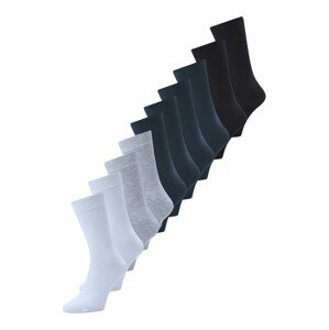 BJÖRN BORG Ponožky 'ESSENTIAL'  sivá melírovaná / petrolejová / čierna / biela