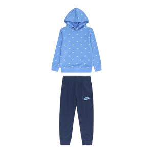 Nike Sportswear Joggingová súprava 'CLUB'  námornícka modrá / svetlomodrá / biela