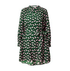 Compania Fantastica Šaty  zelená / svetloružová