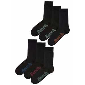 BENCH Ponožky  modrá / zelená / čierna