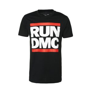 Mister Tee Tričko 'Run DMC'  červená / čierna / biela
