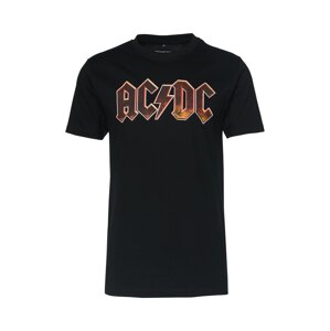 Merchcode Tričko 'AC/DC Voltage'  hrdzavo červená / čierna