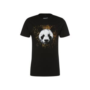 Mister Tee Tričko 'Desiigner Panda'  zlatá žltá / čierna / biela