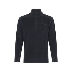 COLUMBIA Športový sveter 'Klamath Range II'  čierna / biela