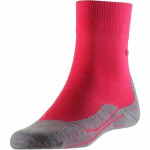 FALKE Športové ponožky 'RU4'  sivá melírovaná / ružová