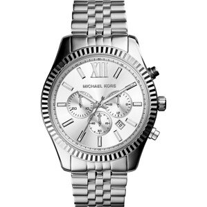 Michael Kors Analógové hodinky 'LEXINGTON, MK8405'  strieborná