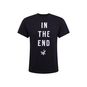 Mister Tee T-Shirt 'Linkin Park In The End'  čierna / biela