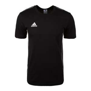 ADIDAS PERFORMANCE Funkčné tričko 'Core 18'  čierna / biela