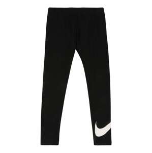 Nike Sportswear Legíny 'Favorites'  čierna / biela