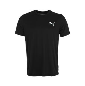PUMA Funkčné tričko 'Ess Active'  čierna / biela