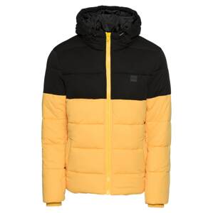 Urban Classics Zimná bunda  žltá / čierna