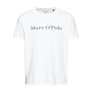 Marc O'Polo Tričko  biela / tmavosivá