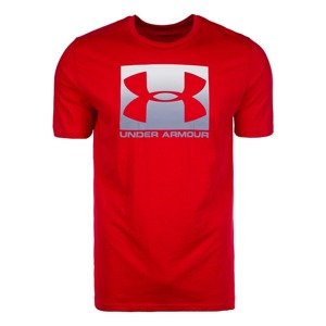 UNDER ARMOUR Funkčné tričko  sivá / červená / biela