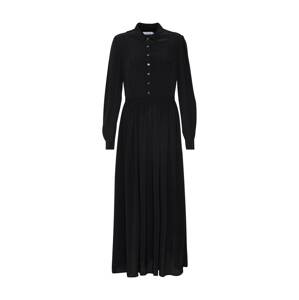 Calvin Klein Kleid 'LIGHT VISCOSE MAXI DRESS LS'  čierna