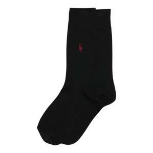 Polo Ralph Lauren Ponožky 'SIZED FLAT-CREW-2 PACK'  čierna