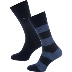 Tommy Hilfiger Underwear Ponožky  čierna / modrosivá