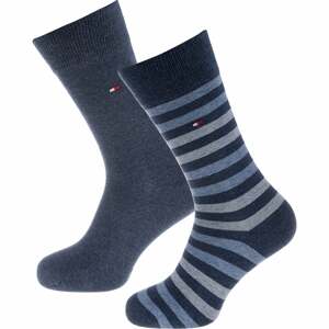 Tommy Hilfiger Underwear Ponožky  modrá / nebesky modrá / sivá