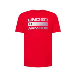 UNDER ARMOUR Funkčné tričko 'Team Issue'  červená / strieborná