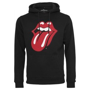 Mister Tee Mikina 'Rolling Stones Tongue'  červená / čierna