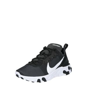 Nike Sportswear Nízke tenisky 'React 55'  čierna / biela