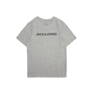 Jack & Jones Junior Tričko 'ECORP'  sivá melírovaná