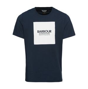 Barbour International Tričko  námornícka modrá / biela