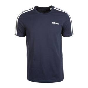 ADIDAS PERFORMANCE Trainingsshirt 'Essentials 3 Stripes'  biela / tmavomodrá