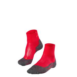 FALKE Športové ponožky 'TK2 ShCoW'  sivá / jasne červená