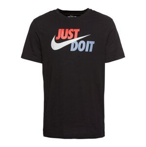 Nike Sportswear Tričko  čierna / modrá / červená