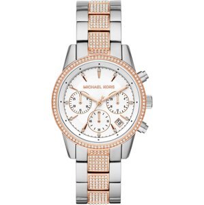 Michael Kors Analógové hodinky 'MK6651'  ružové zlato / strieborná