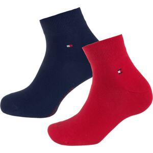 Tommy Hilfiger Underwear Ponožky  námornícka modrá / ohnivo červená