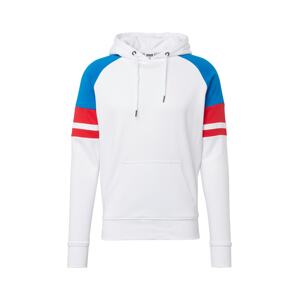 Urban Classics Sweatshirt 'Raglan Racing'  modrá / červená / biela
