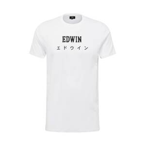 EDWIN Tričko 'Edwin Japan TS'  biela
